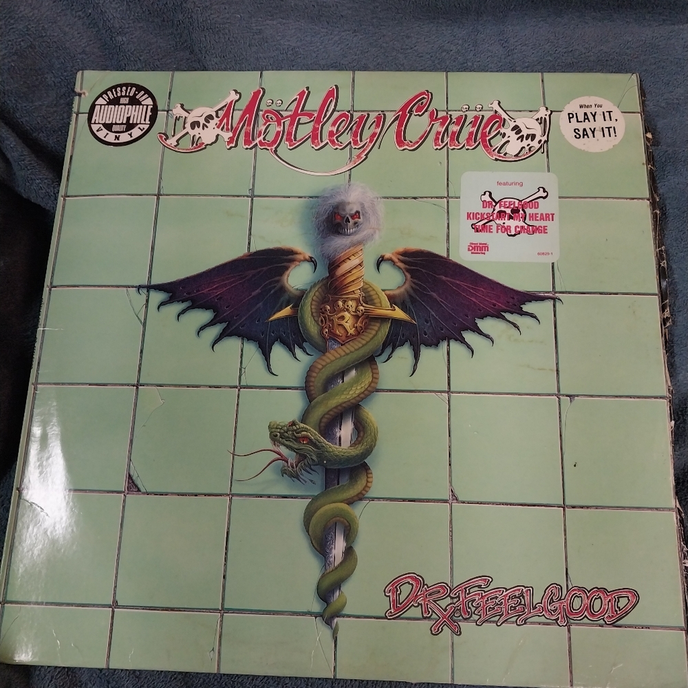 Rare Motley Crüe Promo Vinyl